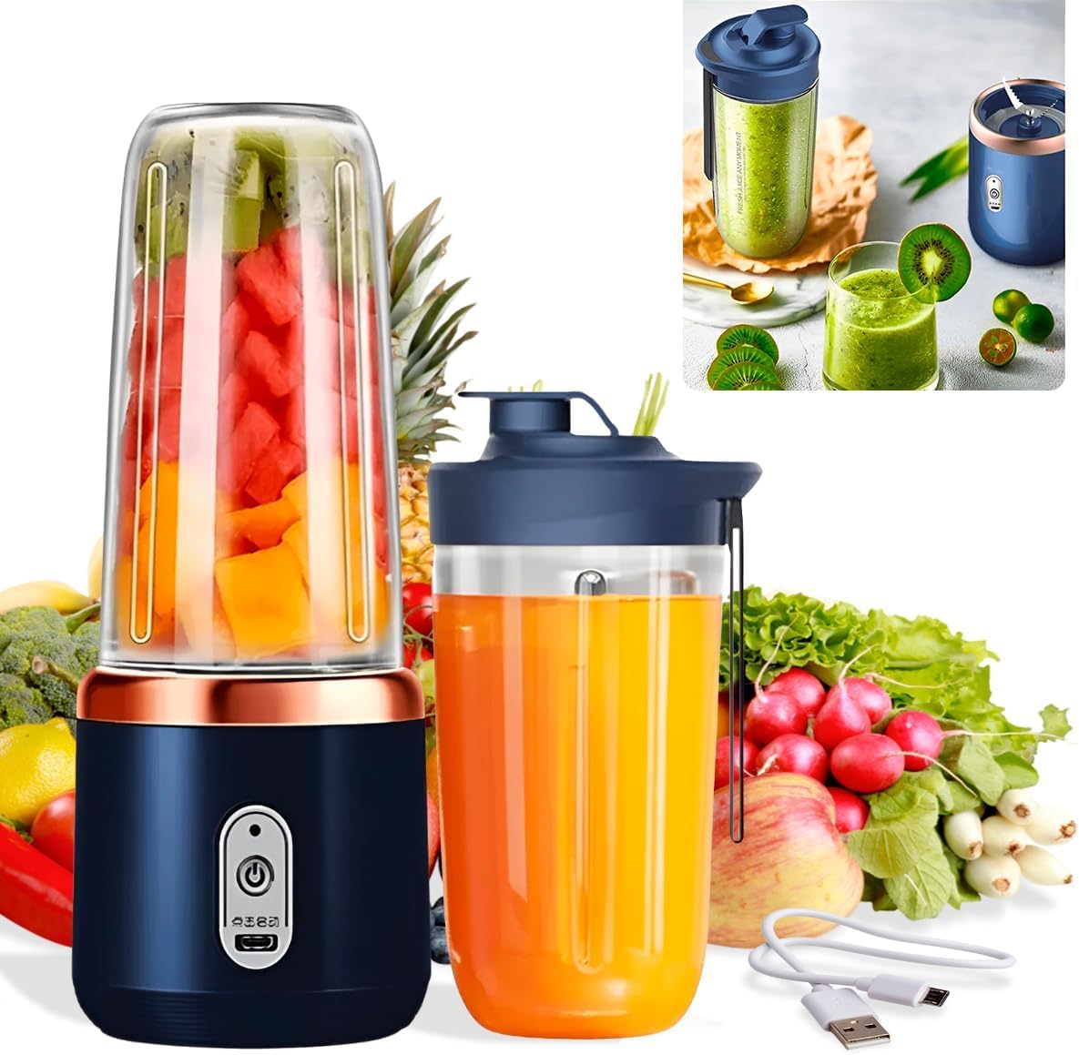 Portable Blender Electric Juicer