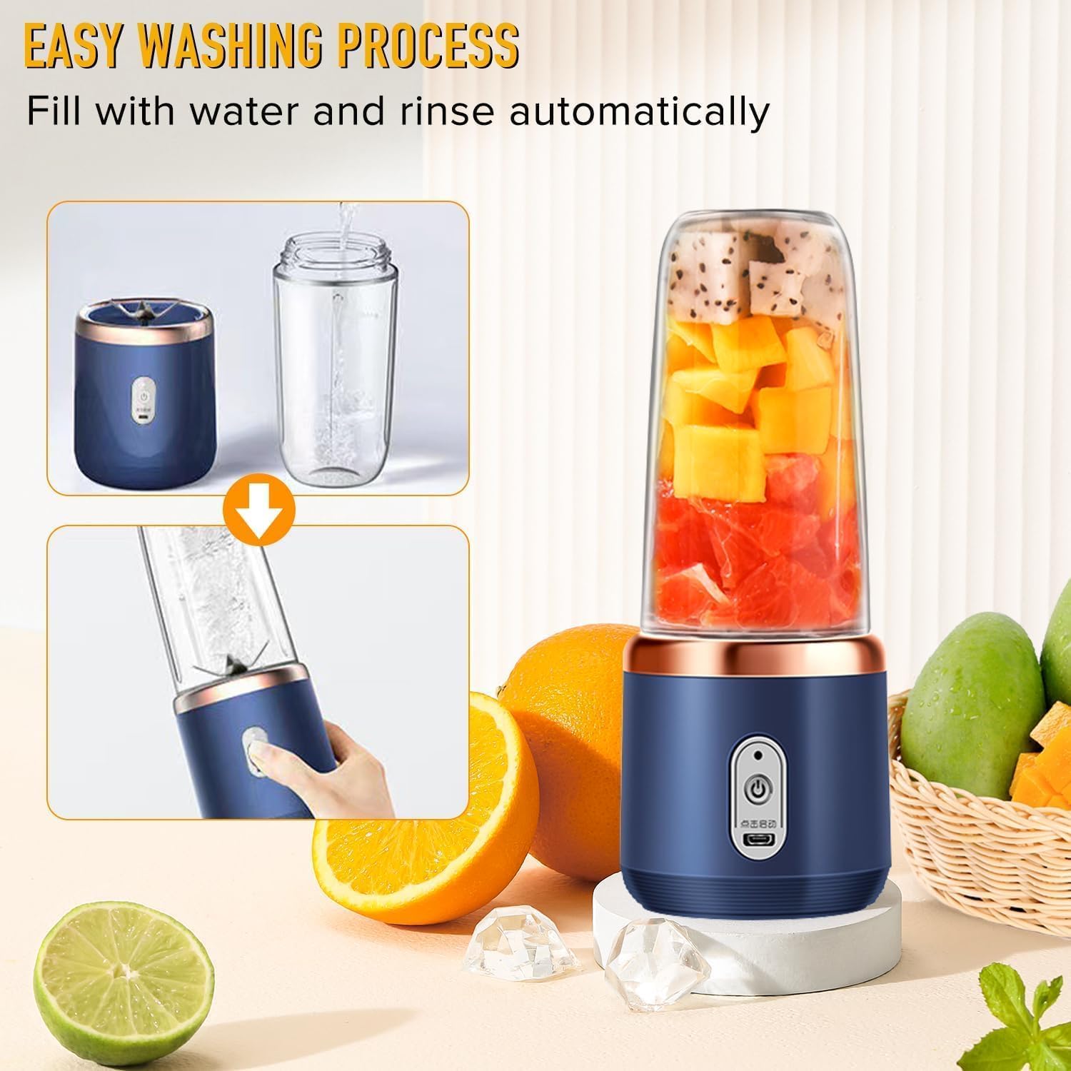 Portable Blender Electric Juicer