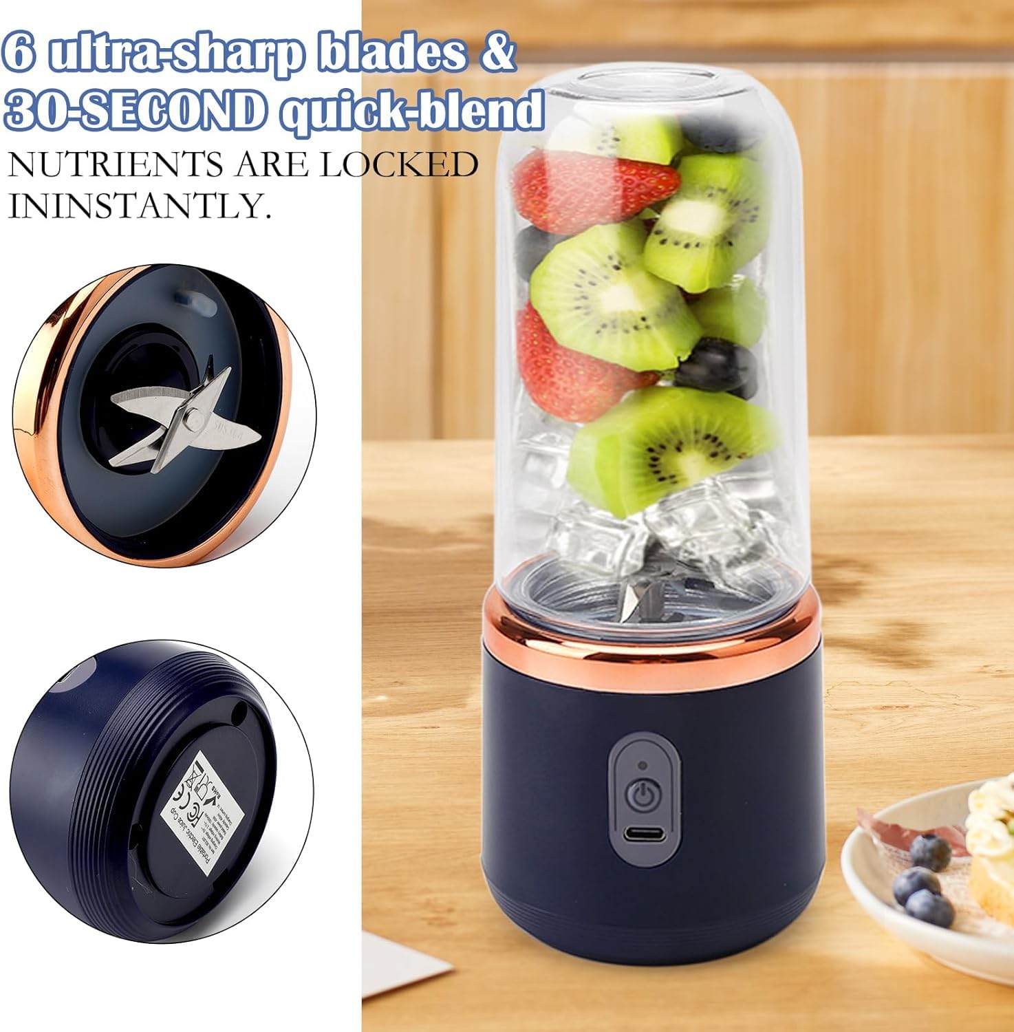 Portable Blender Electric Juicer