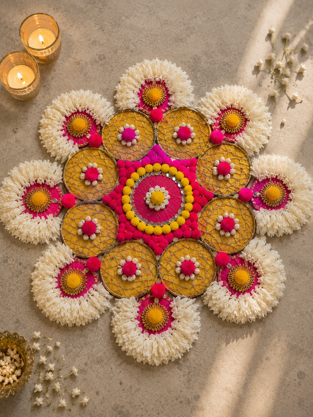 MOGRA FESTIVAL RANGOLI MAT