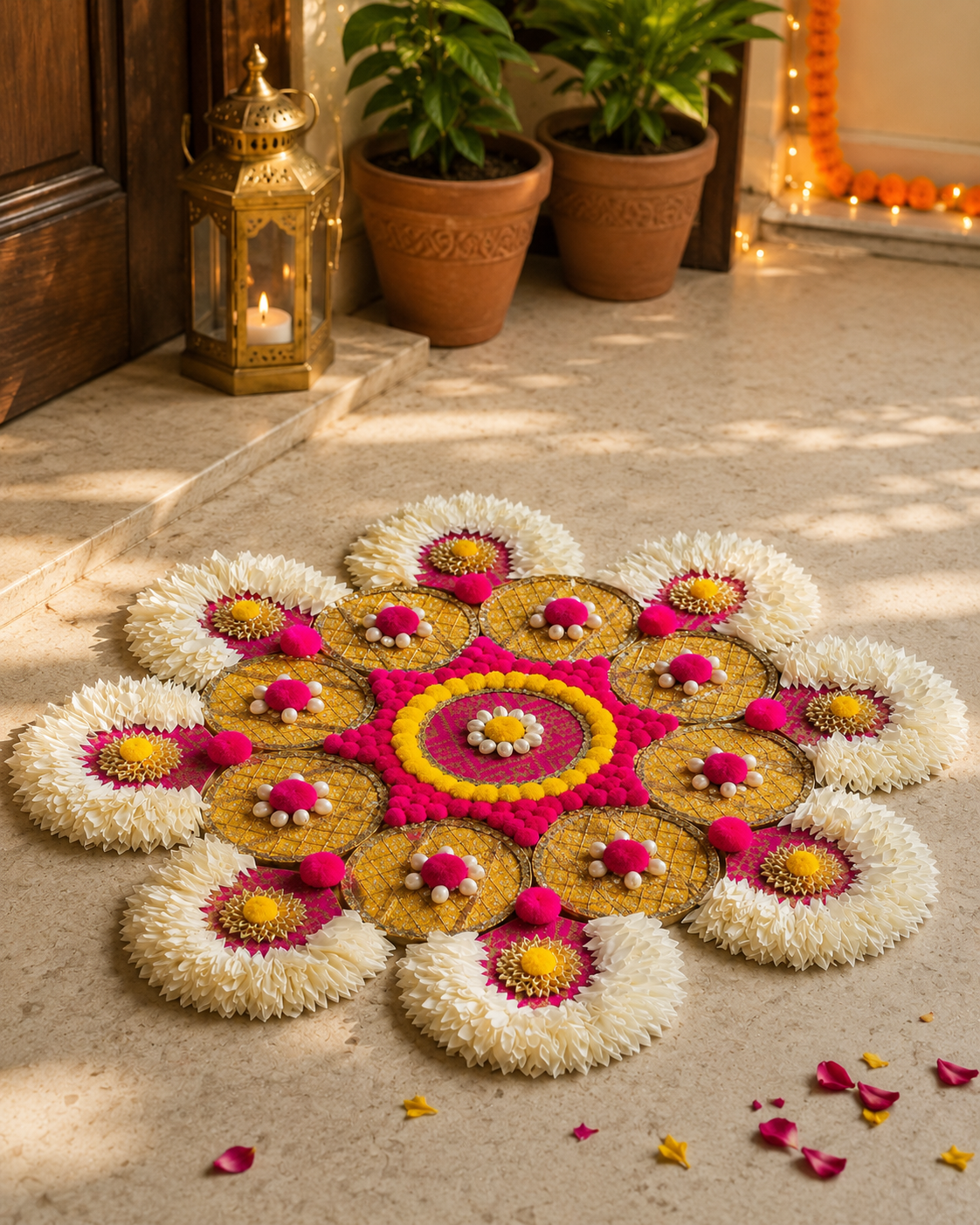 MOGRA FESTIVAL RANGOLI MAT