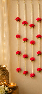 ROSE & PEARL HANGING- SET OF 10 (3ft)