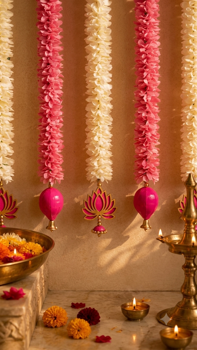 GULABI GENDA LATKAN- SET OF 10 (3ft)