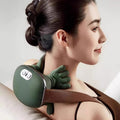 Neck & Shoulder Shiatsu Bionic Heated Massager | Wireless Portable Neck and Back Massager| Electric Deep Tissue 4D Kneading Massage|Wearable Hand Simulated Design for Pain Relief and Muscle Relax