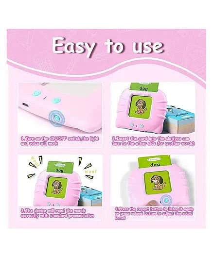 Talking Flash Card for Kids| Early Educational Learning Device Toy